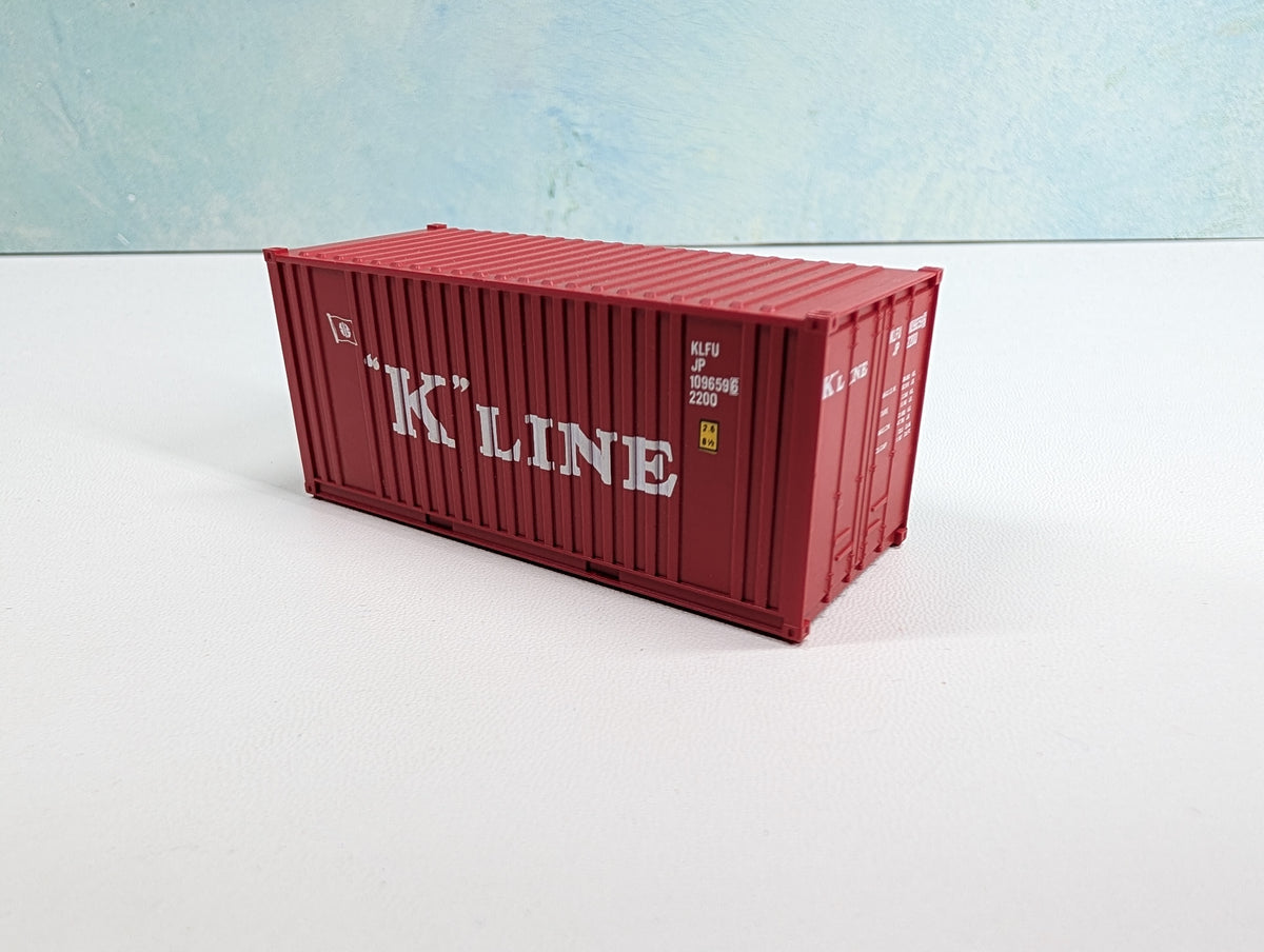 USED Walthers HO Scale 20' Container K Line KLFU #1096596