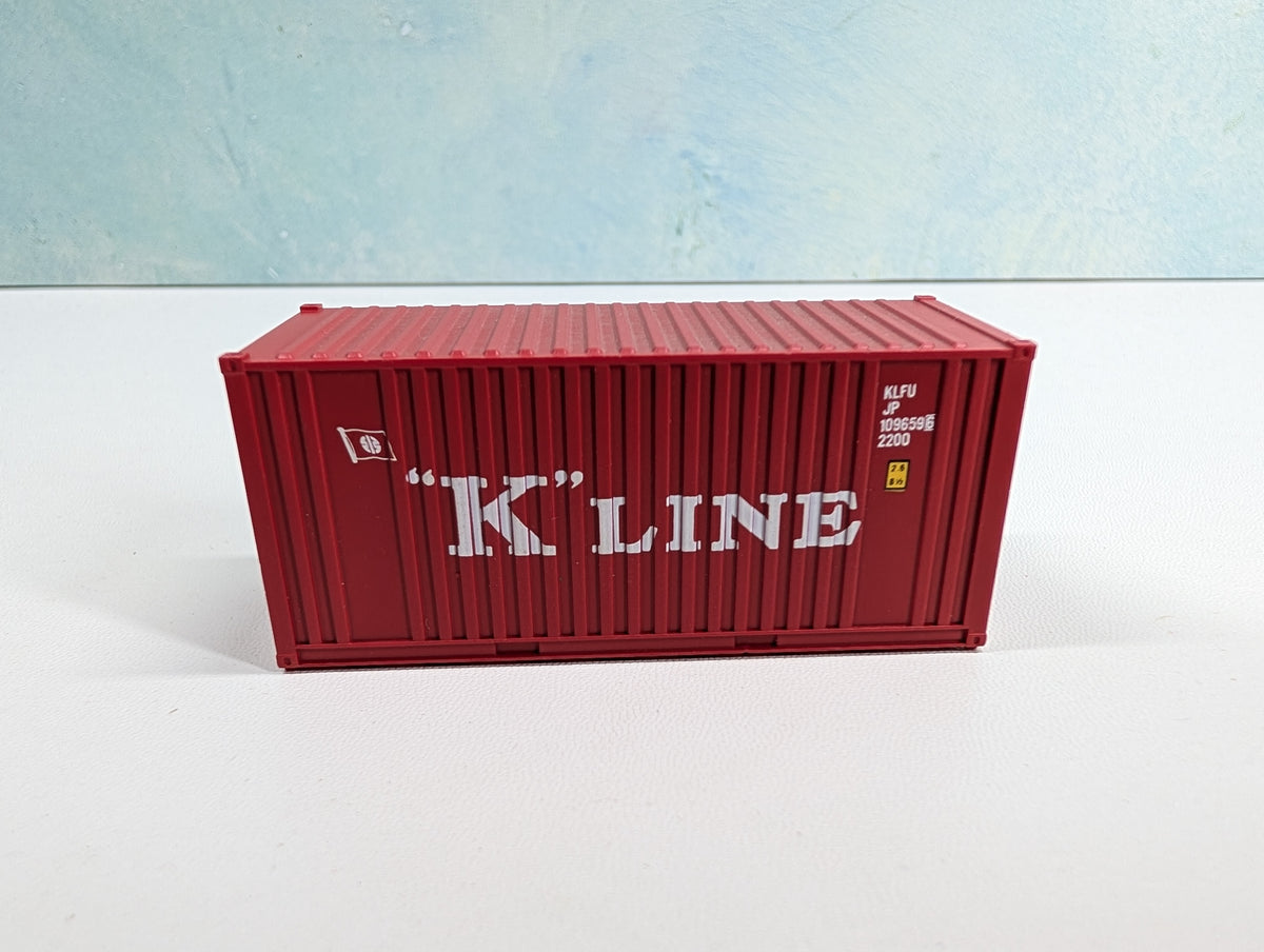 USED Walthers HO Scale 20' Container K Line KLFU #1096596