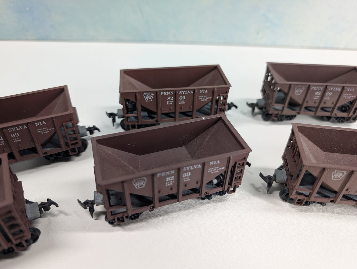 USED Roundhouse HO Scale Ore Cars Pennsylvania PRR #8269 (8 pcs)