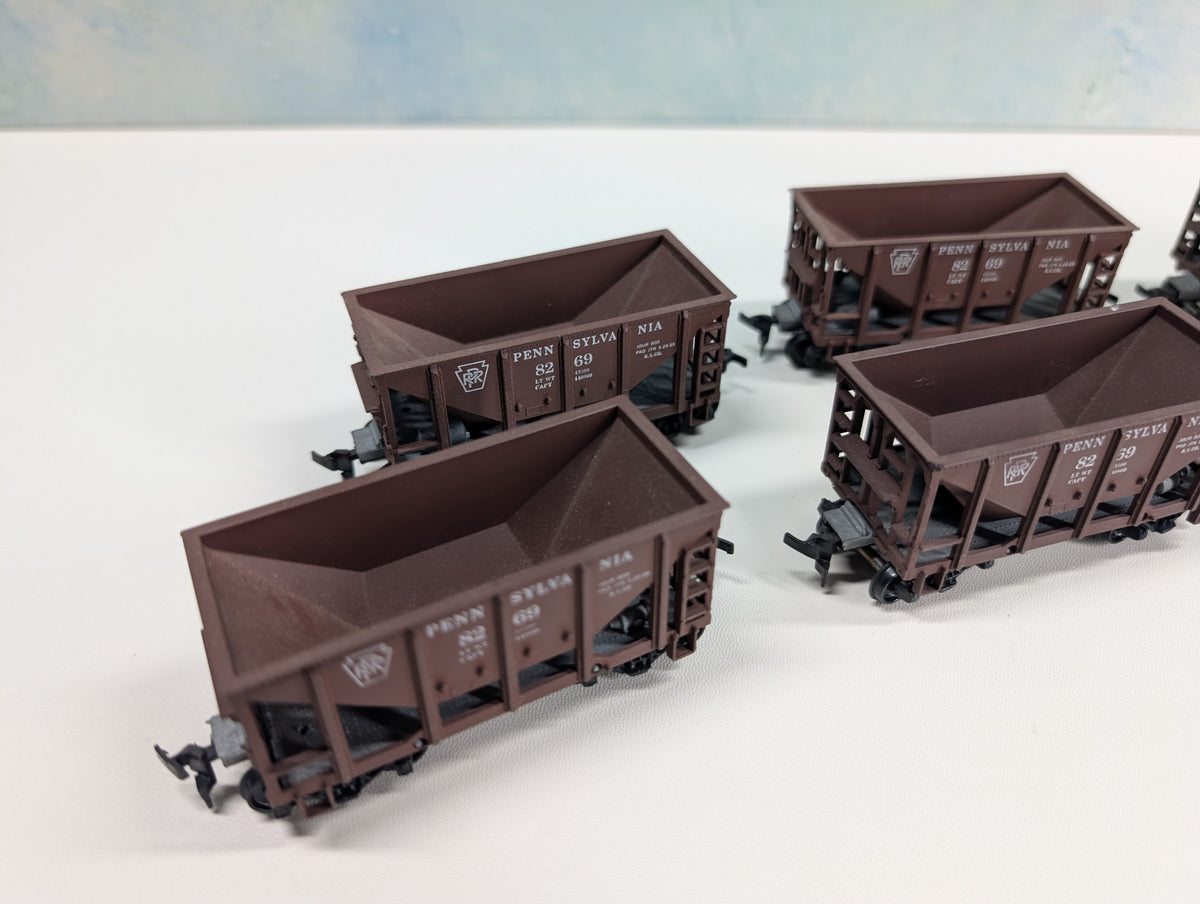 USED Roundhouse HO Scale Ore Cars Pennsylvania PRR #8269 (8 pcs)
