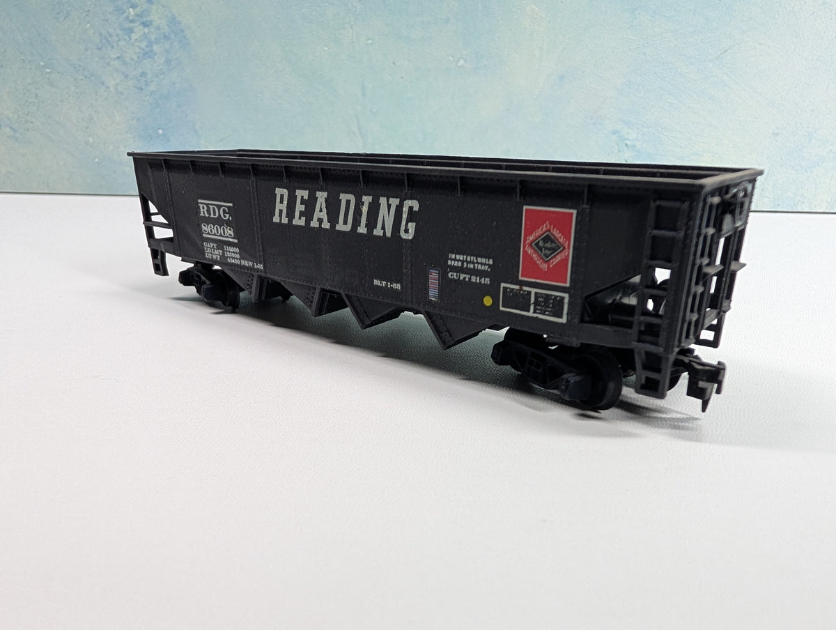 USED Tyco HO Scale Quad Hopper Reading RDG #86008