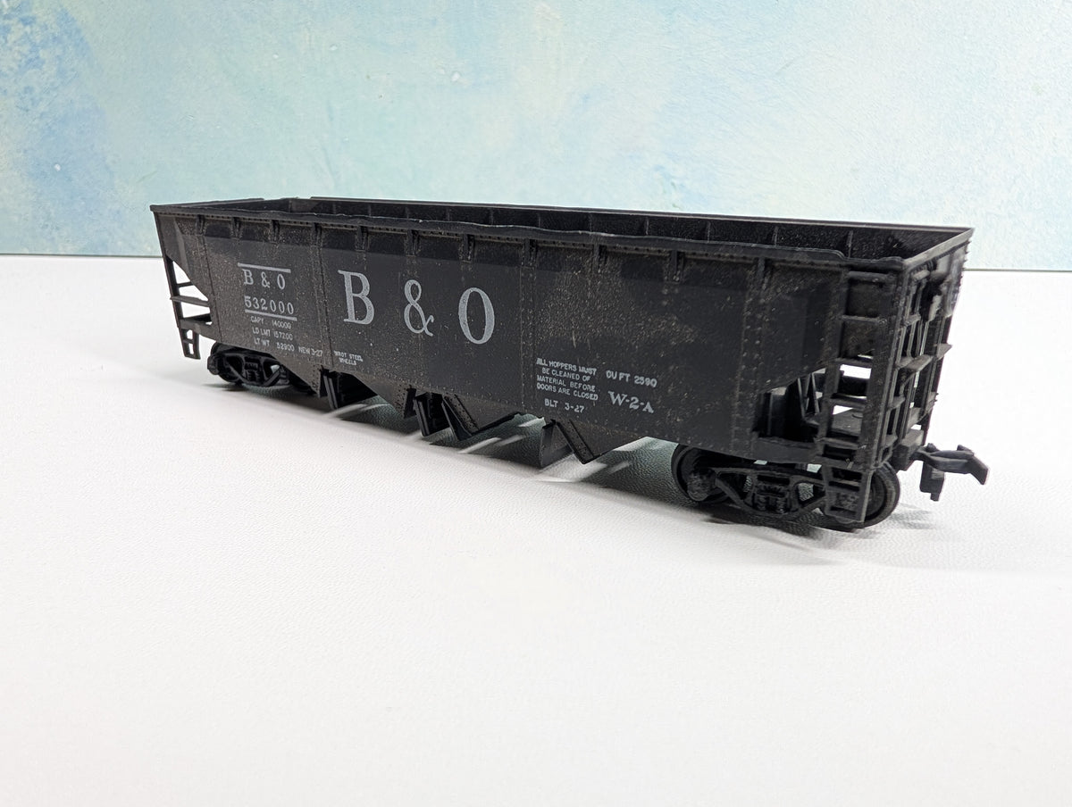 USED Athearn HO Scale Quad Hopper Baltimore and Ohio B&O #532000