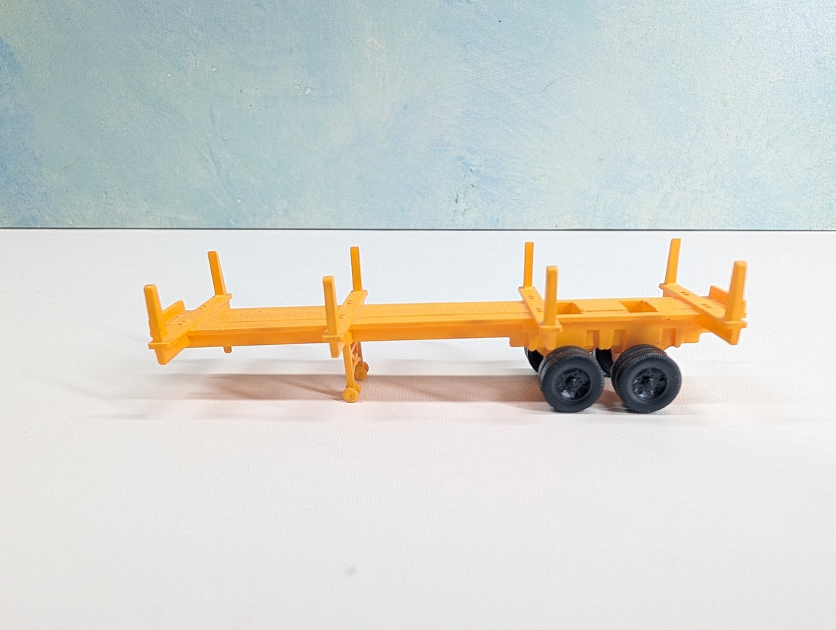USED Cox HO Scale Stake Trailer