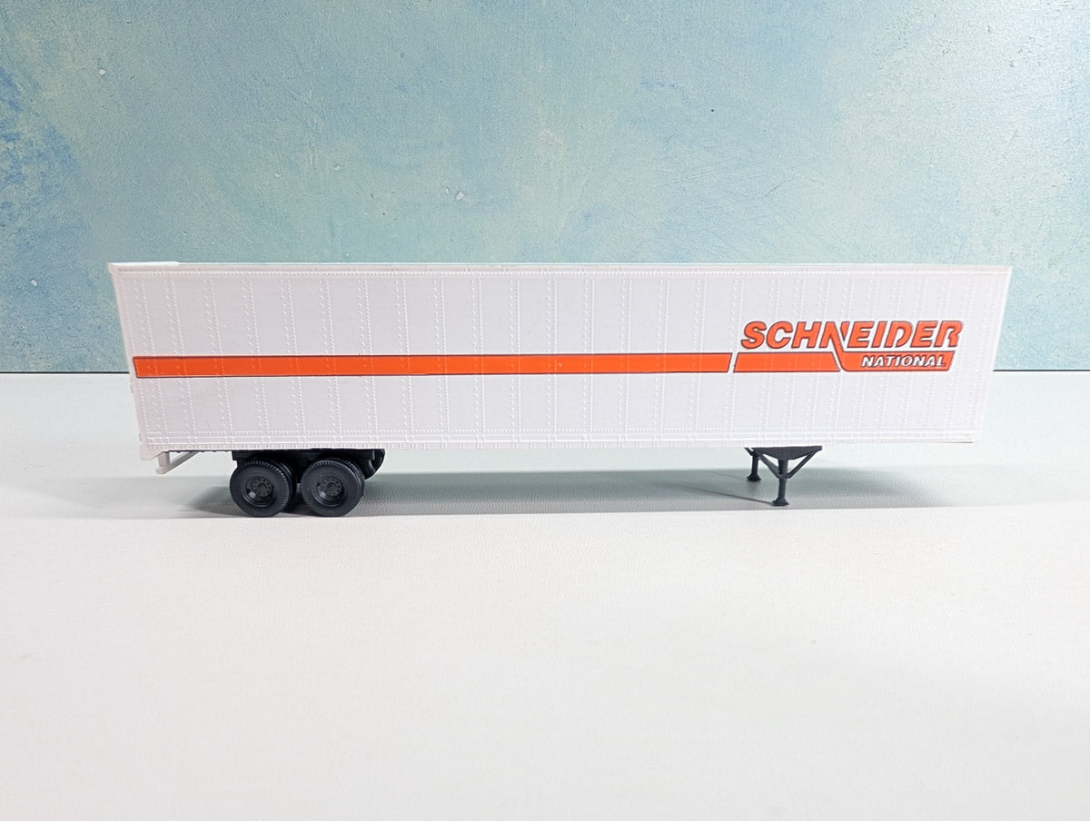 USED Walthers HO Scale 48' Trailer Schneider National #F86344