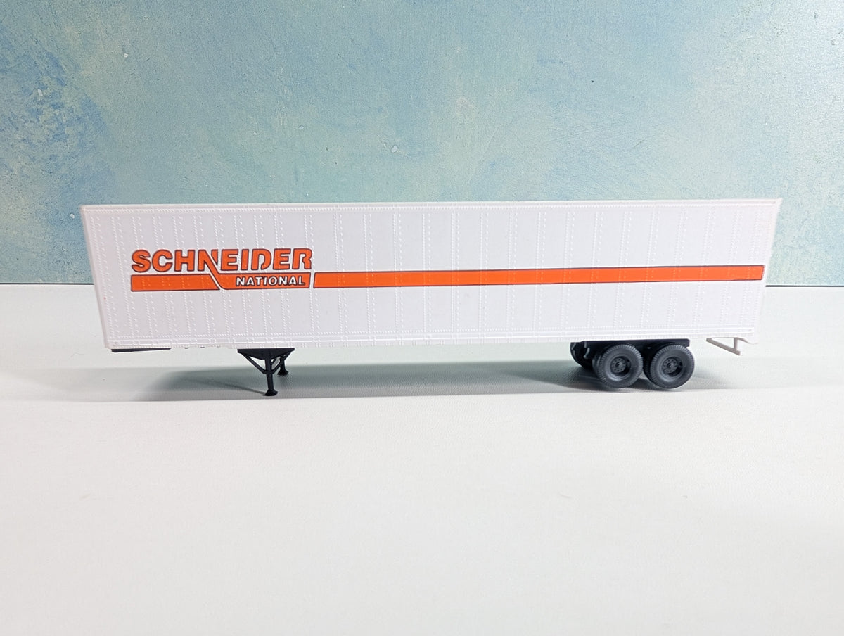 USED Walthers HO Scale 48' Trailer Schneider National #F86344