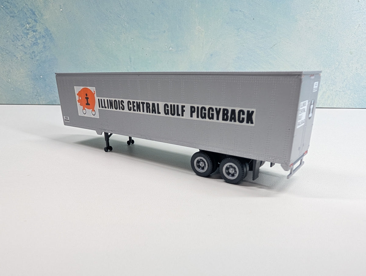 USED Con-Cor HO Scale 45' Trailer Illinois Central Gulf ICGZ #202004