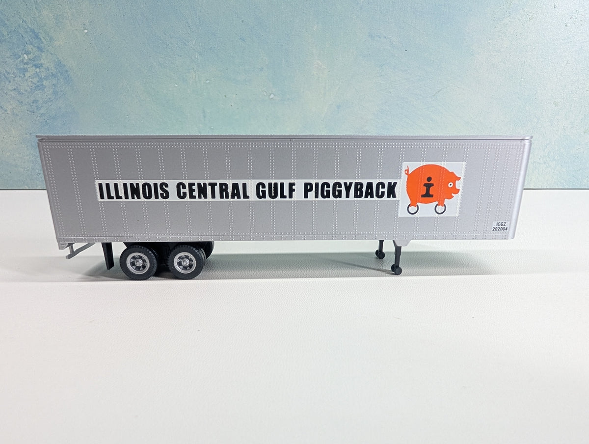 USED Con-Cor HO Scale 45' Trailer Illinois Central Gulf ICGZ #202004