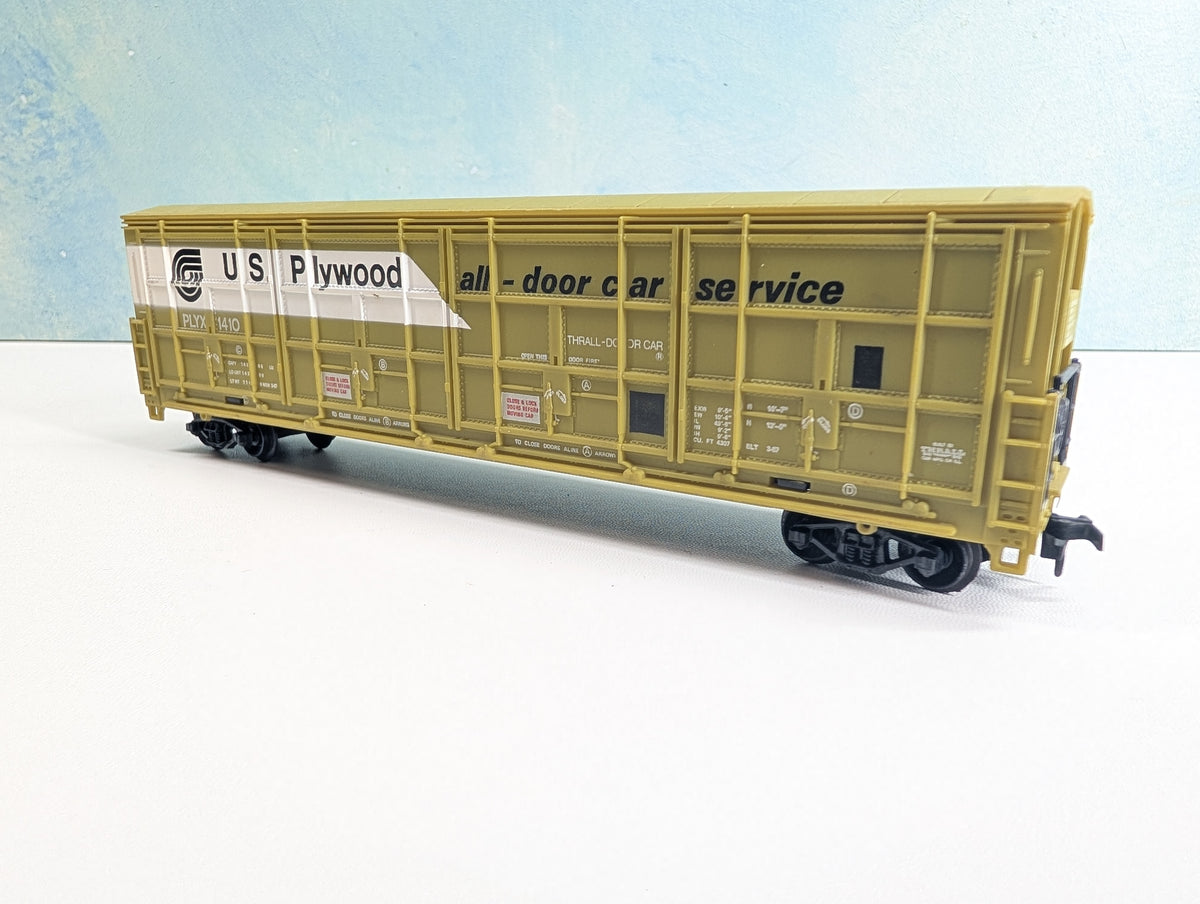 USED HO Scale Thrall Door Box Car US Plywood PLYX #1410