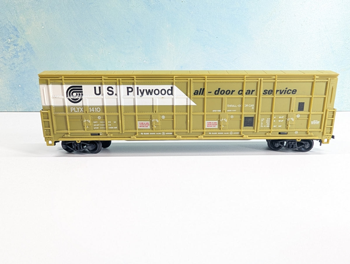 USED HO Scale Thrall Door Box Car US Plywood PLYX #1410