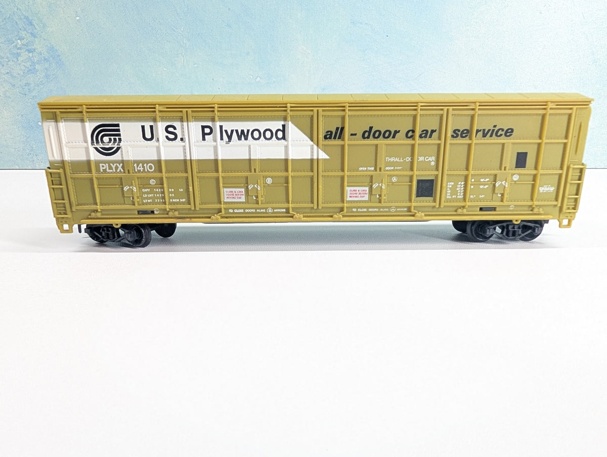 USED HO Scale Thrall Door Box Car US Plywood PLYX #1410