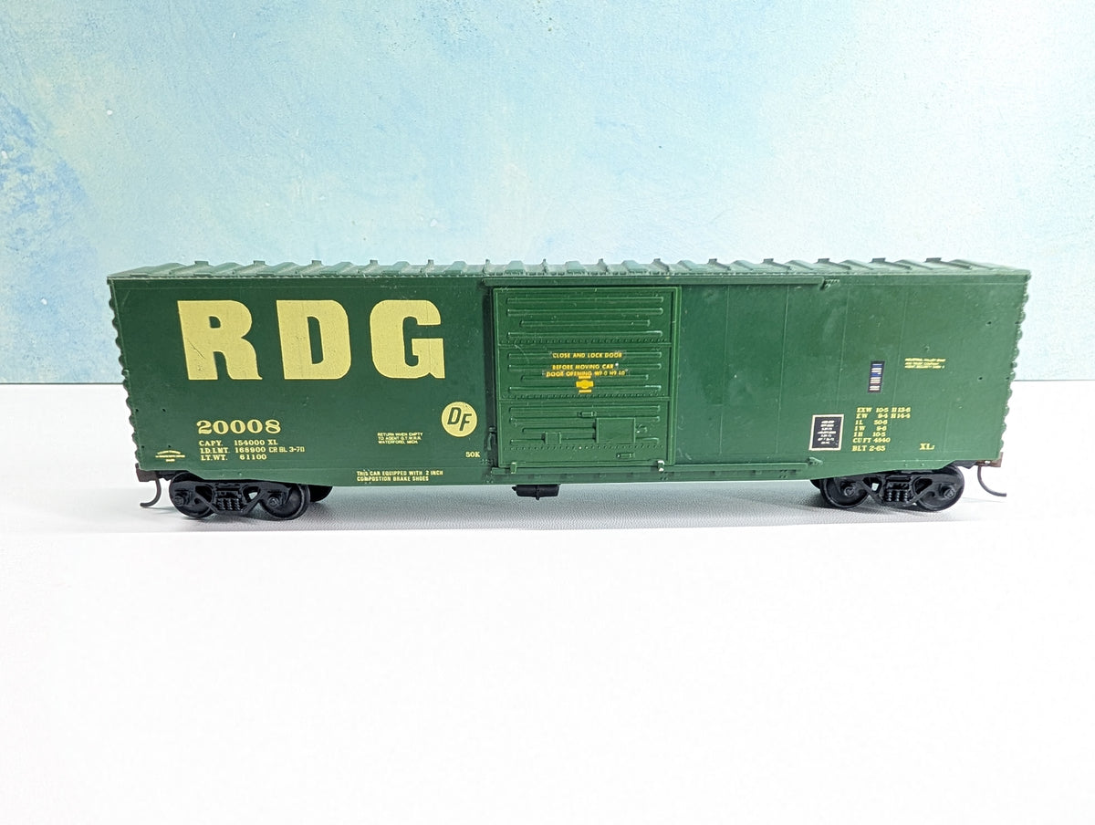USED HO Scale 50' Box Car Reading RDG #20008