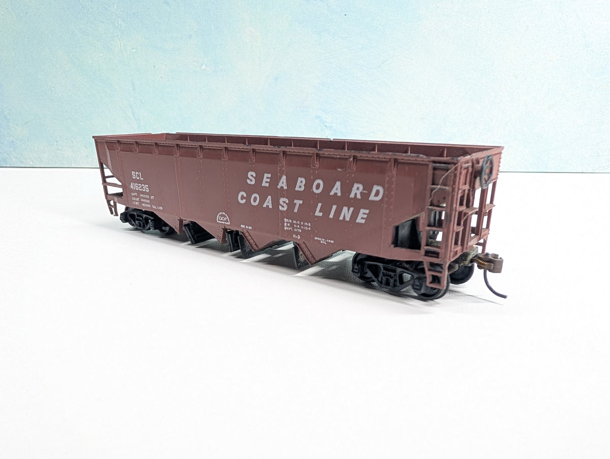 USED Athearn HO Scale Quad Operating Hopper Seaboard Coast Line SCL #416235