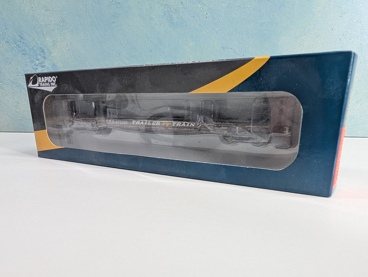 Rapido #138009-5 HO Scale F30D TOFC Flat Car TTX #475233 Late Red