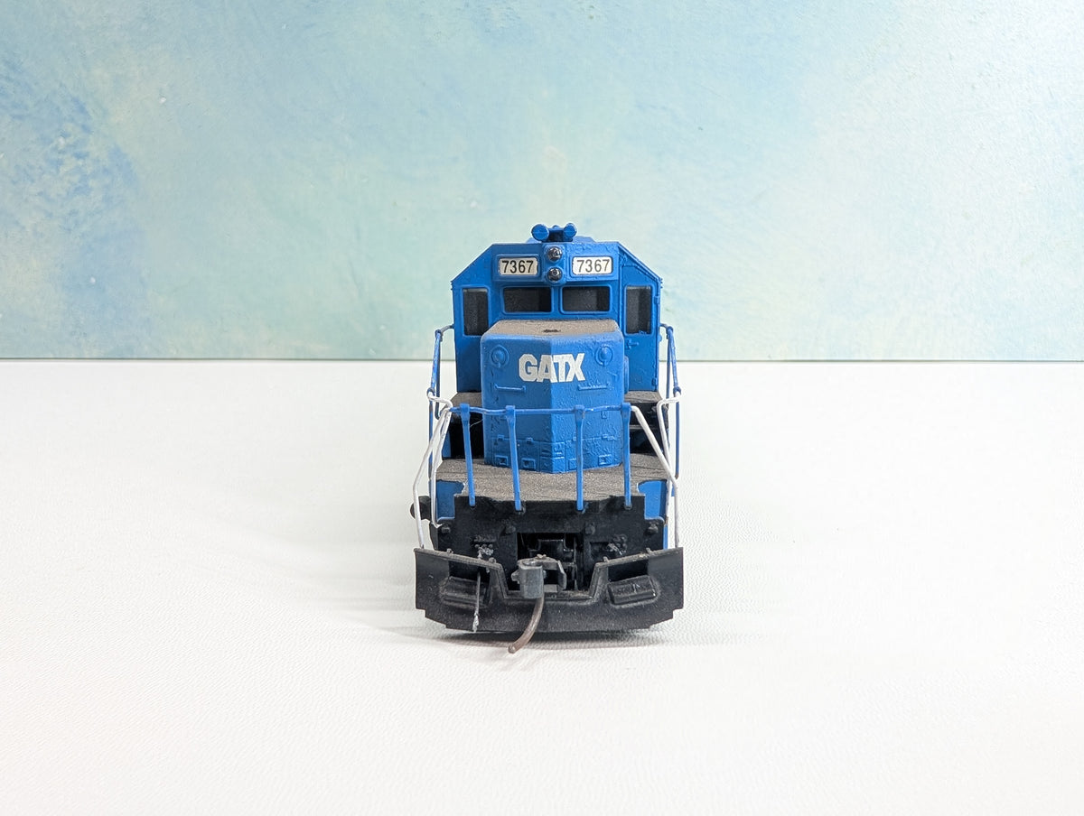USED Athearn HO Scale SD-40-2 Diesel Locomotive GATX GSCX #7367 Tested! DC