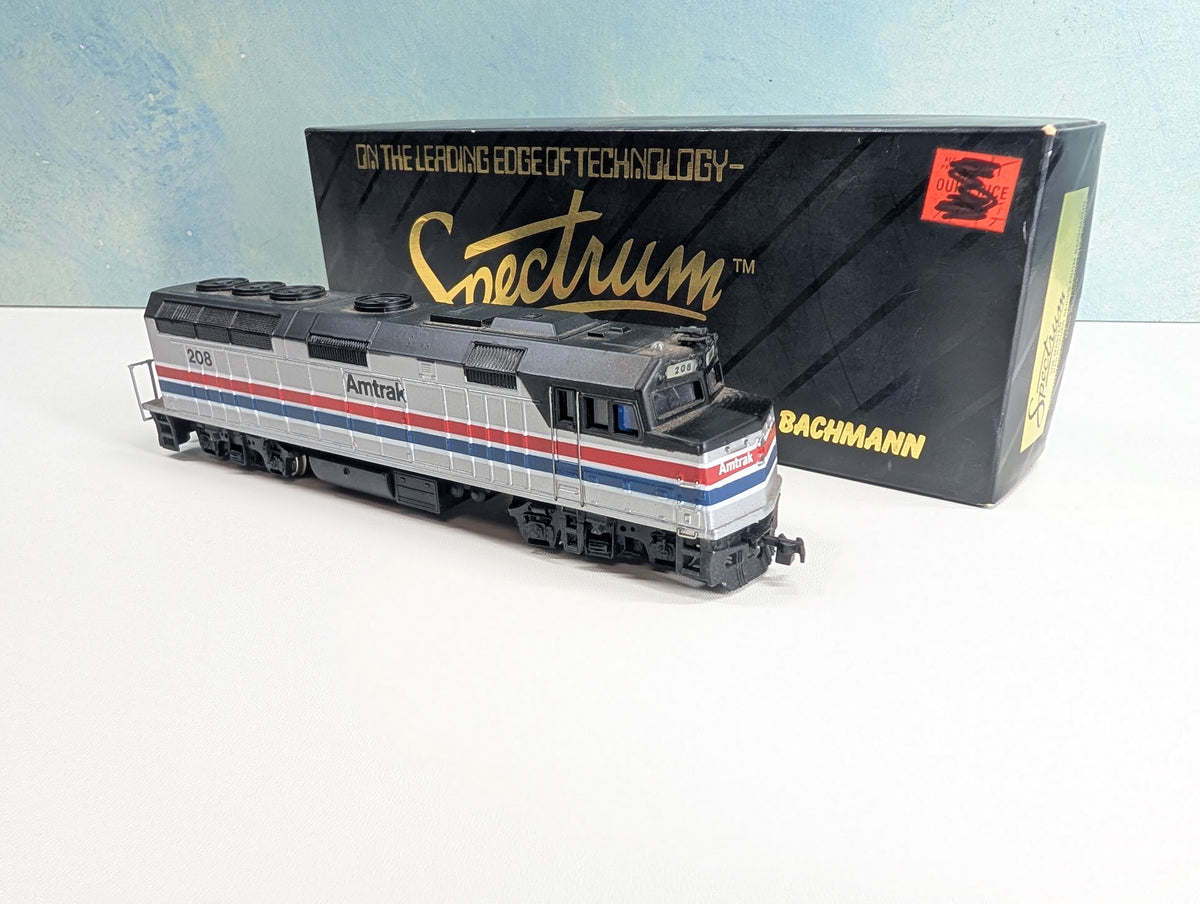 USED Bachmann 87015 HO Scale EMD F40PH Diesel Locomotive Amtrak #208 Tested! DC