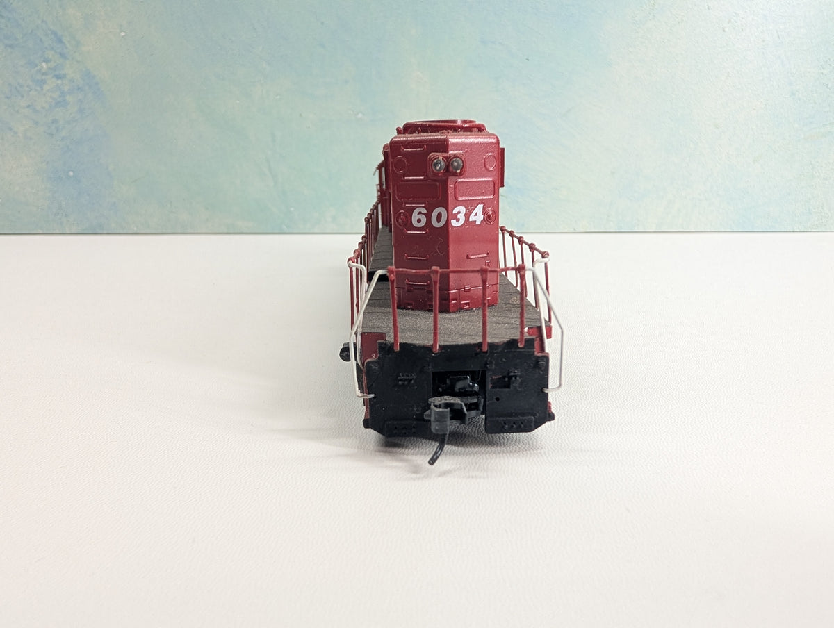 USED Athearn HO Scale SD40-2 Diesel Locomotive CP Rail #6034 Non-Powered