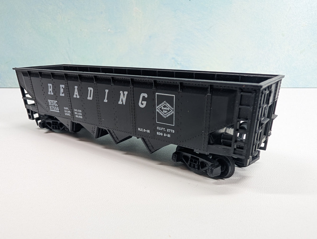USED Tyco HO Scale Quad Hopper Reading RDG #87556