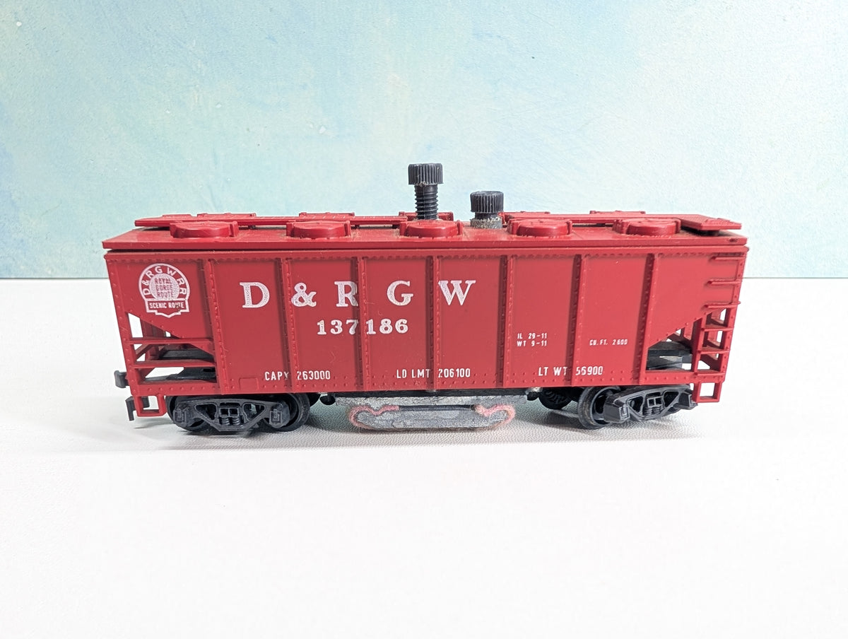 USED AHM HO Scale Operating Track Cleaning Car Rio Grande D&RGW #137186 Rare