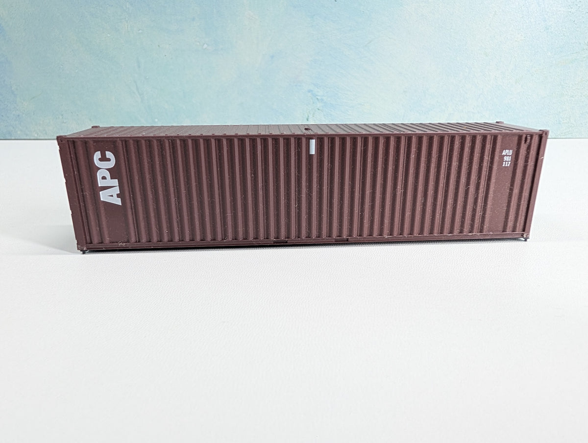 USED HO Scale 40' Container APC APLU #981117