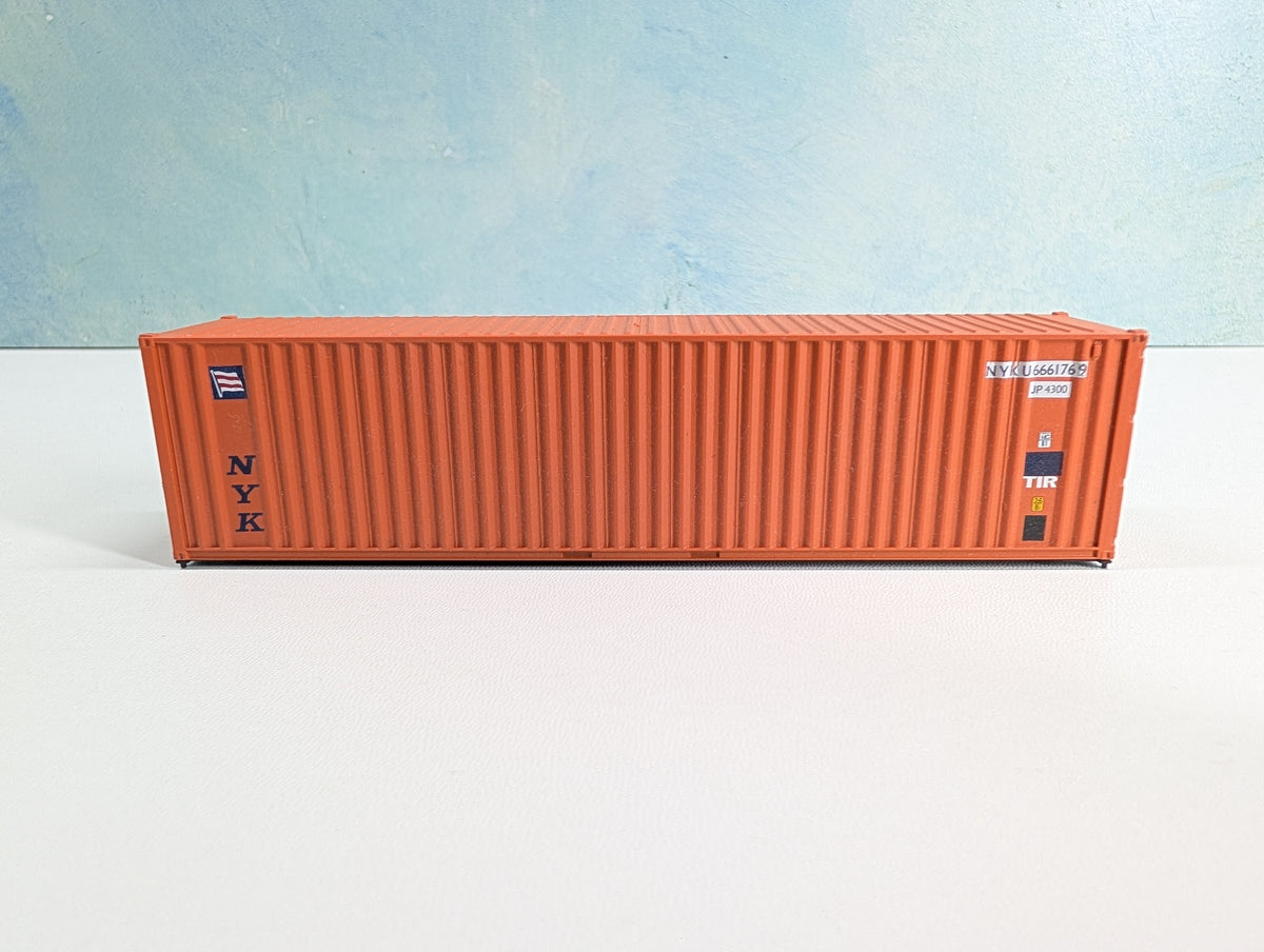 USED HO Scale 40' Container NYK Line NYKU #6661769 Orange