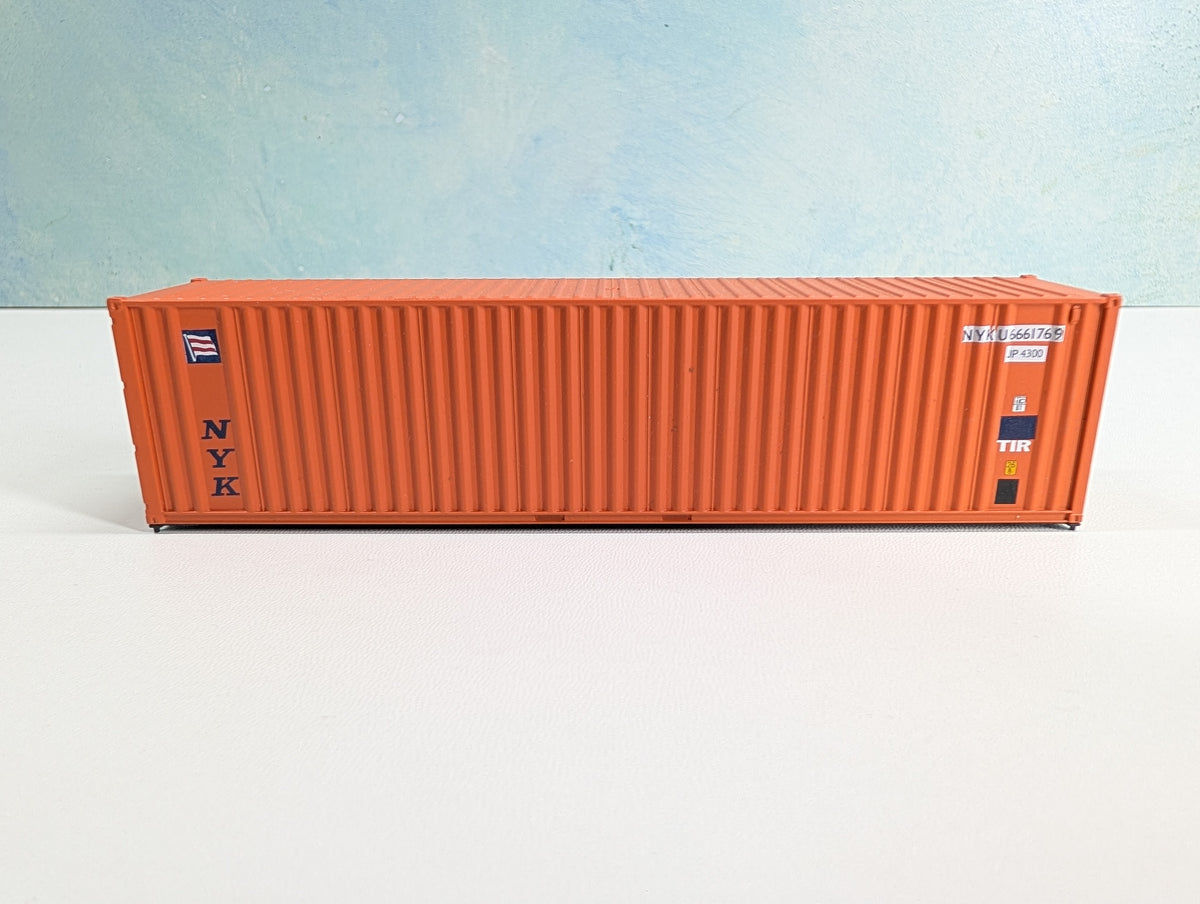 USED HO Scale 40' Container NYK Line NYKU #6661769 Orange