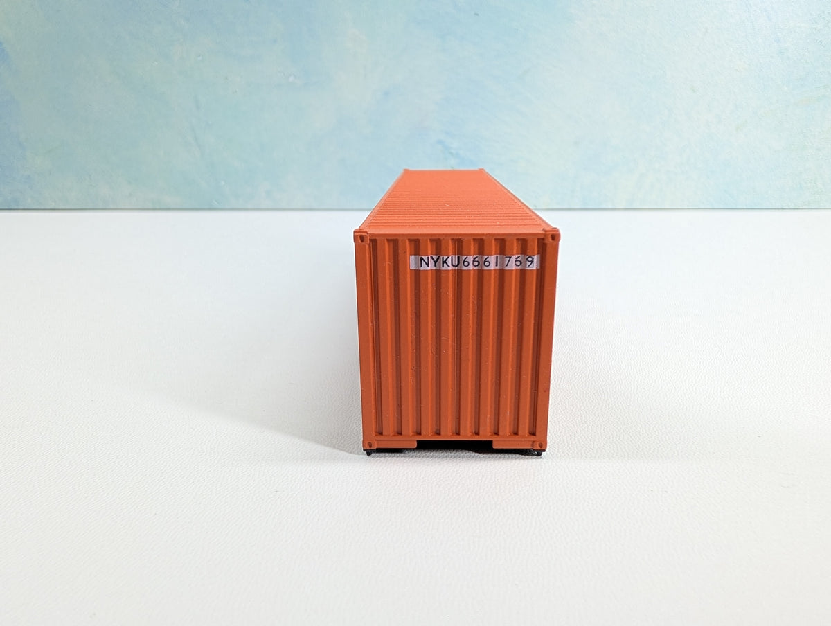 USED HO Scale 40' Container NYK Line NYKU #6661769 Orange