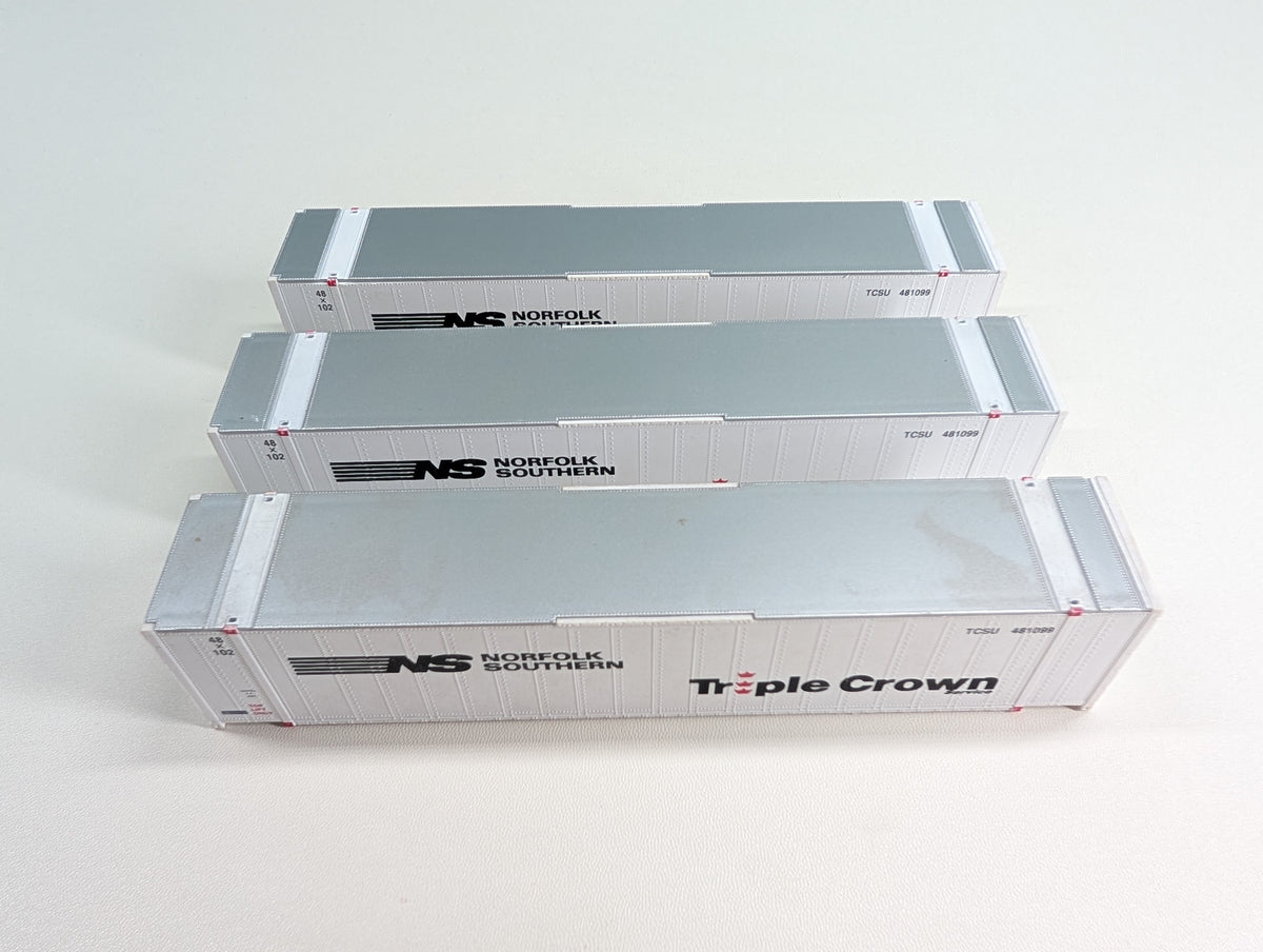 USED Walthers HO Scale Lot of 48' Containers Norfolk Southern TCSU #481099 Triple Crown (3 pcs)