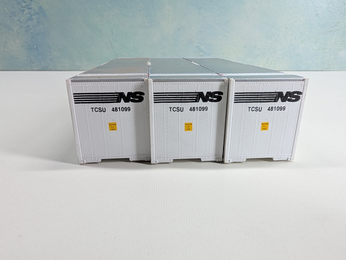 USED Walthers HO Scale Lot of 48' Containers Norfolk Southern TCSU #481099 Triple Crown (3 pcs)