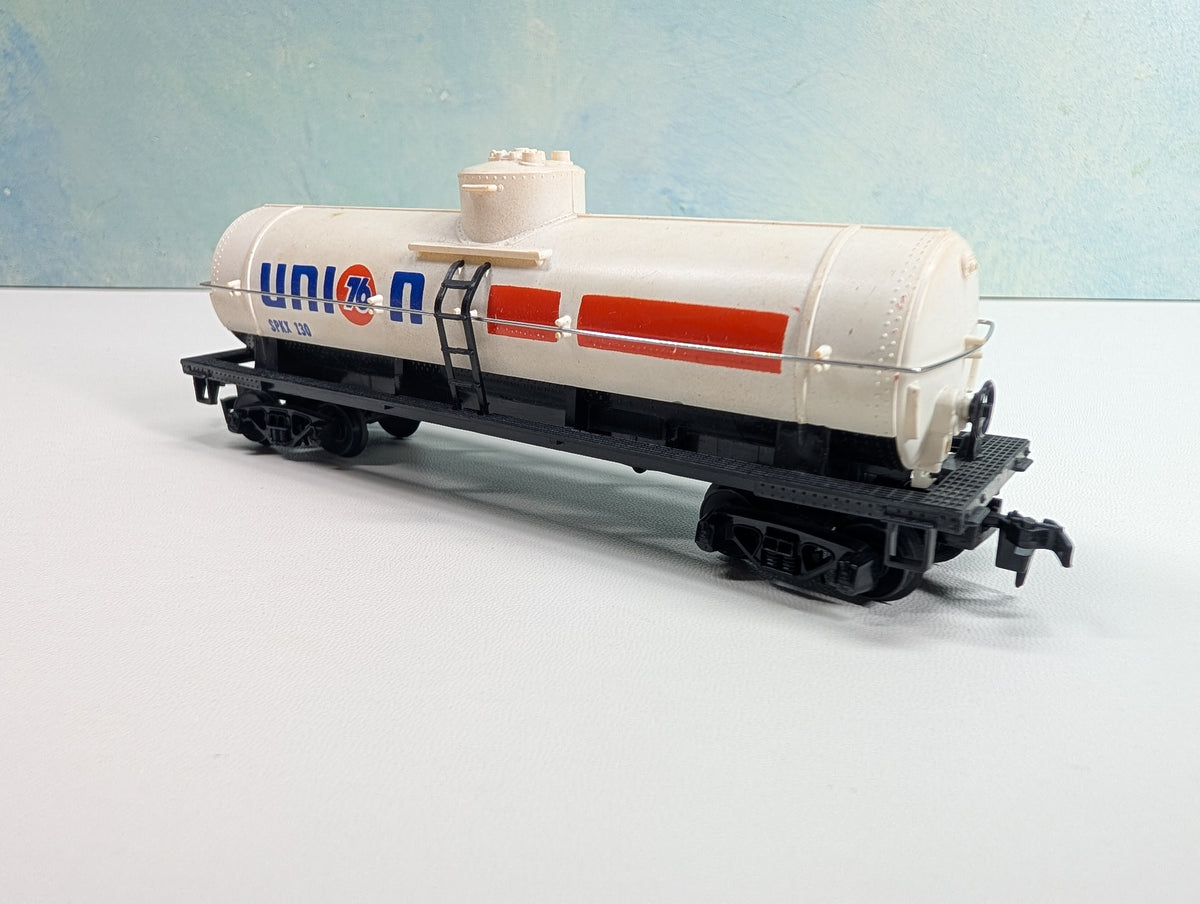 USED Tyco HO Scale Single Dome Tank Car Union 76 SPKX #130