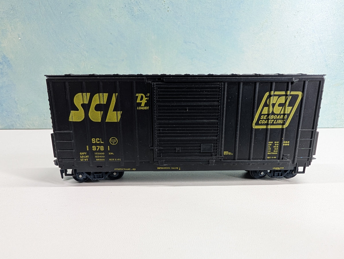 USED Athearn HO Scale 40' HI-Cube Box Car Seaboard Coast Line SCL #19781