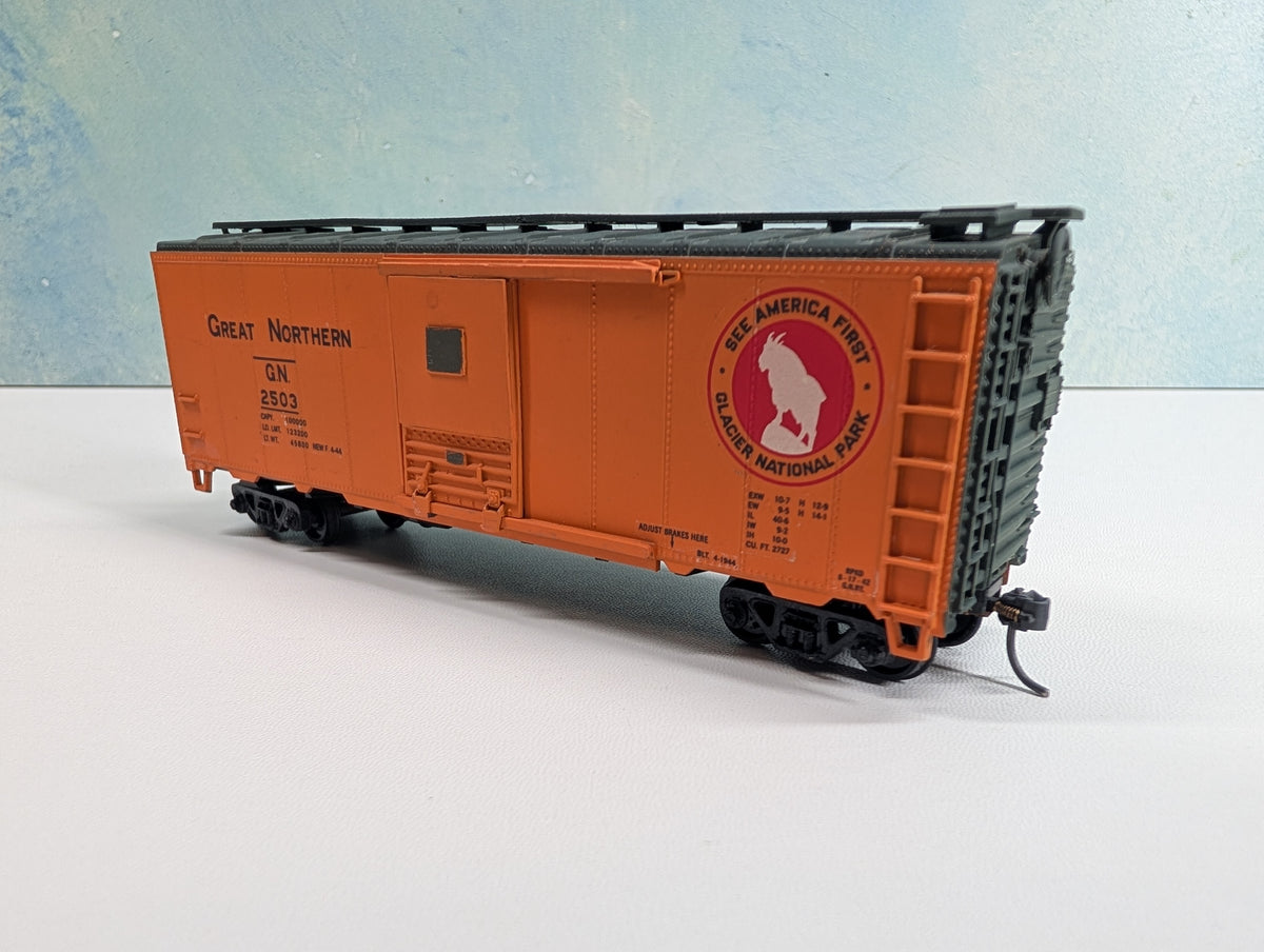 USED Athearn HO Scale 40' Box Car Great Northern GN #2503 Glacier National Park