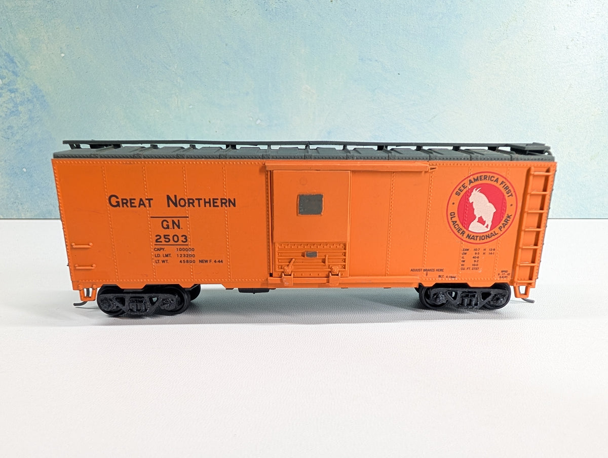 USED Athearn HO Scale 40' Box Car Great Northern GN #2503 Glacier National Park