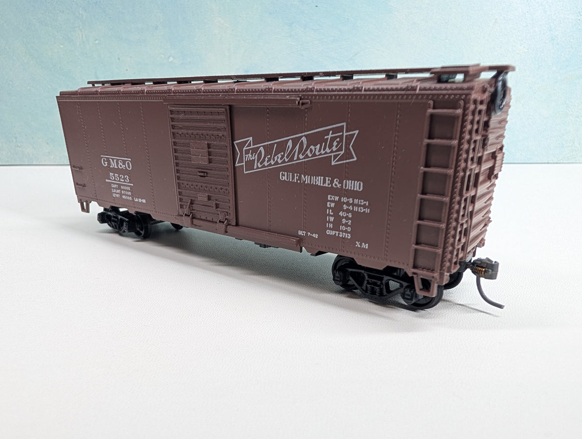 USED Athearn HO Scale 40' Box Car Gulf, Mobile & Ohio GM&O #5523