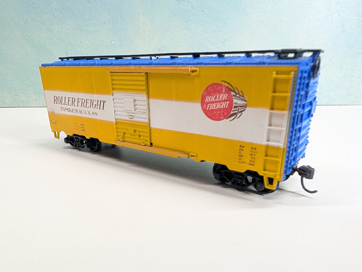 USED Athearn HO Scale 40' Box Car Timken Roller Freight RBX #88