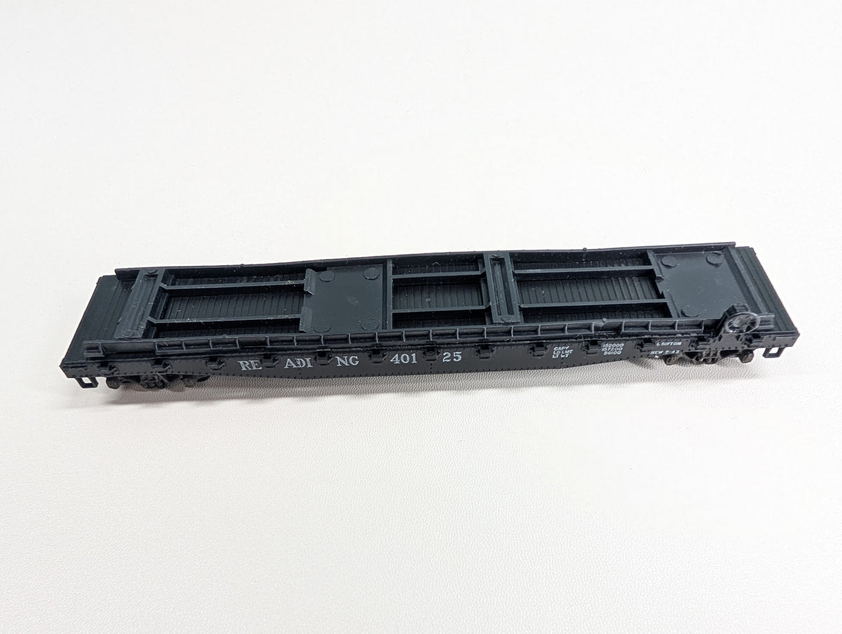USED Athearn HO Scale 50' Piggy Back Trailer Flat Car Reading RDG #40125 Metal Wheels