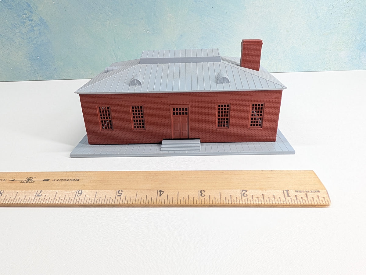 USED HO Scale Small Brick Warehouse