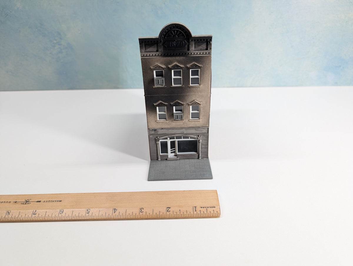 USED HO Scale Burned Down Structure, Storefront