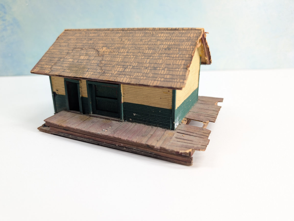 USED HO Scale Abandoned Old Time Warehouse (Scatch Built)