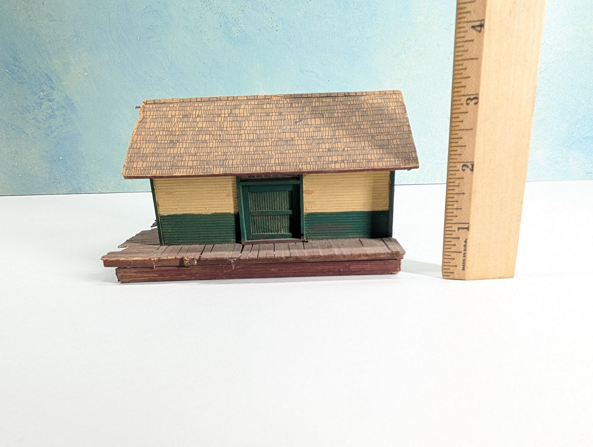 USED HO Scale Abandoned Old Time Warehouse (Scatch Built)