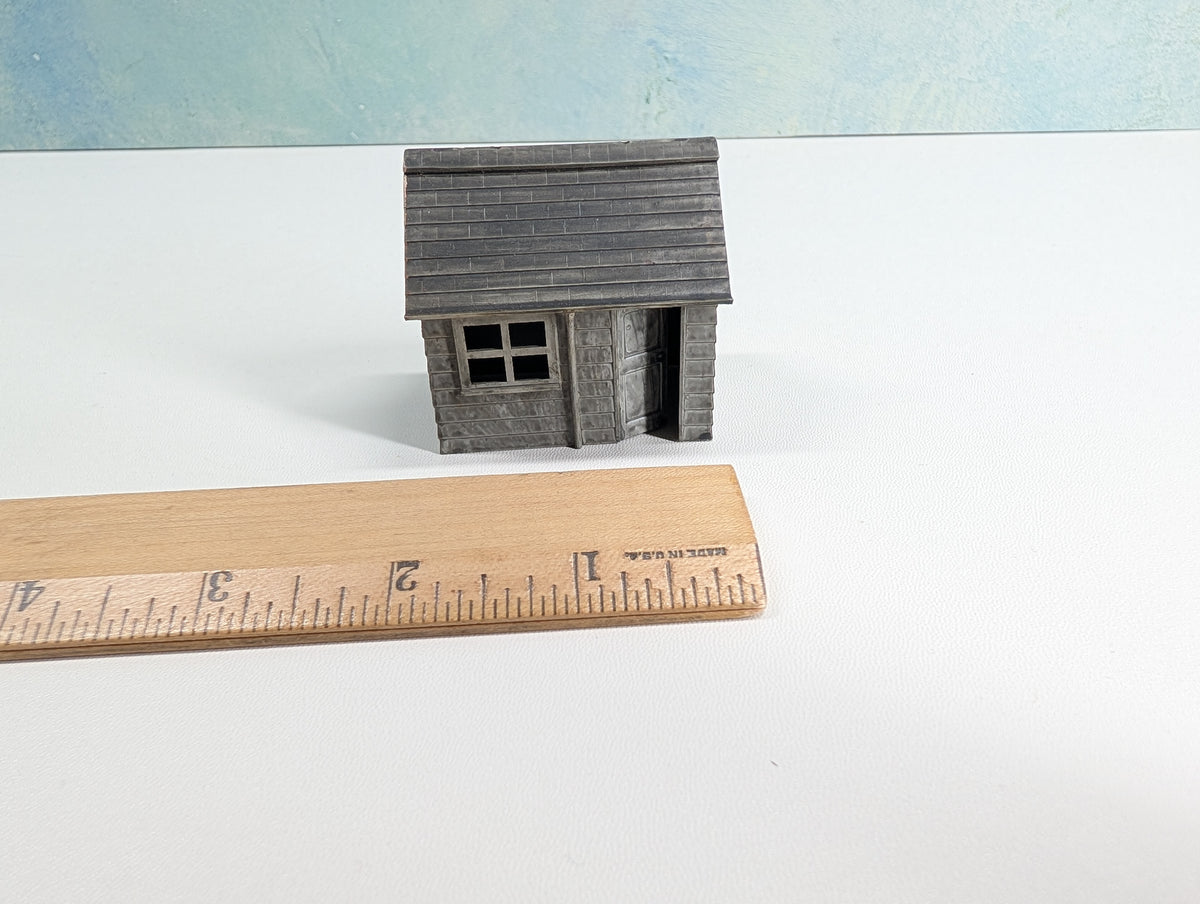 USED HO Scale Small Gray Shed