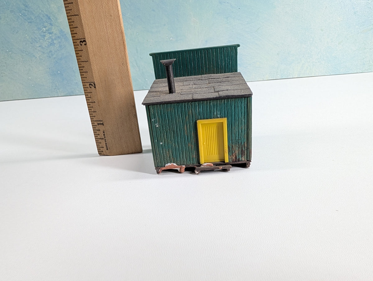 USED Kibri HO Scale Small Green Old Time Storefront