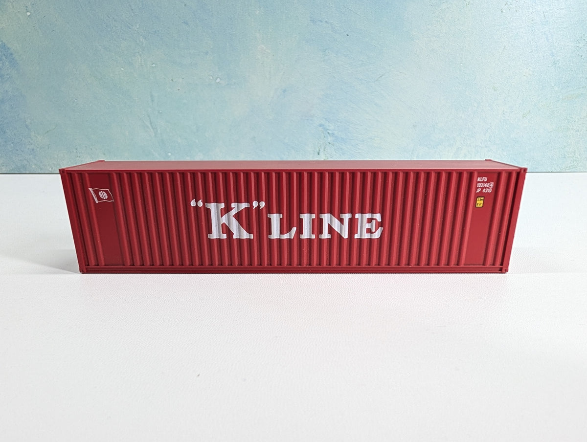 USED HO Scale 40' Container K-Line KLFU #193148