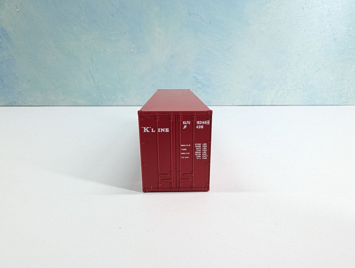 USED HO Scale 40' Container K-Line KLFU #193148