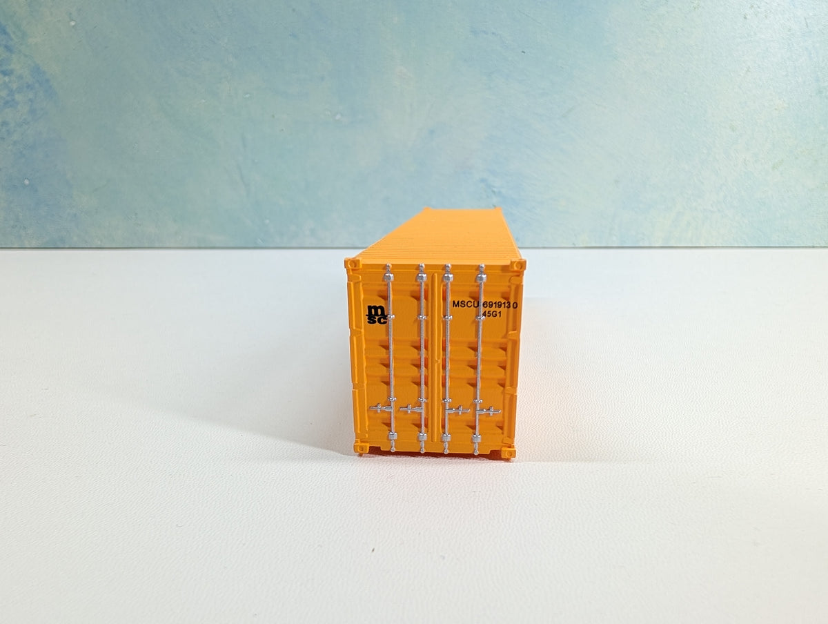 USED HO Scale 40' Container MSC MSCU #6919130