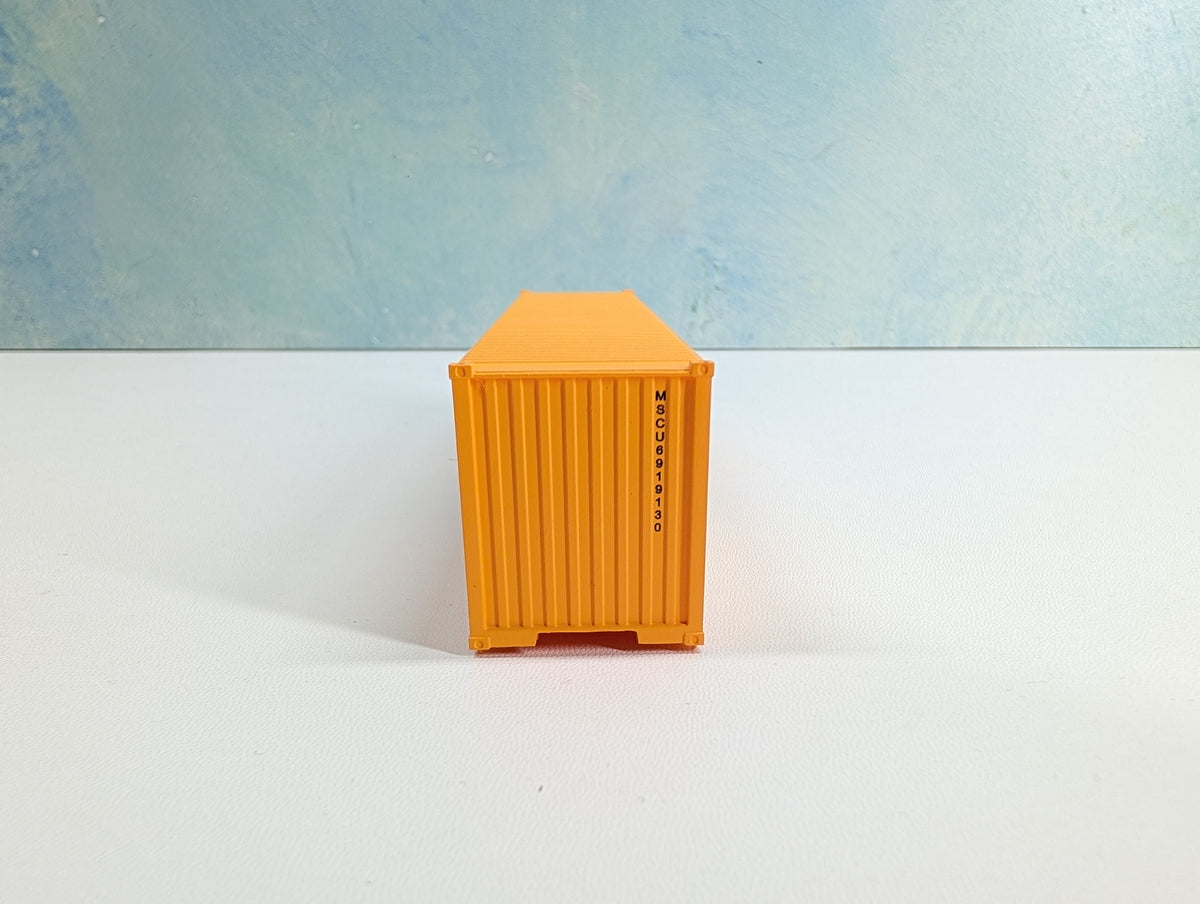 USED HO Scale 40' Container MSC MSCU #6919130