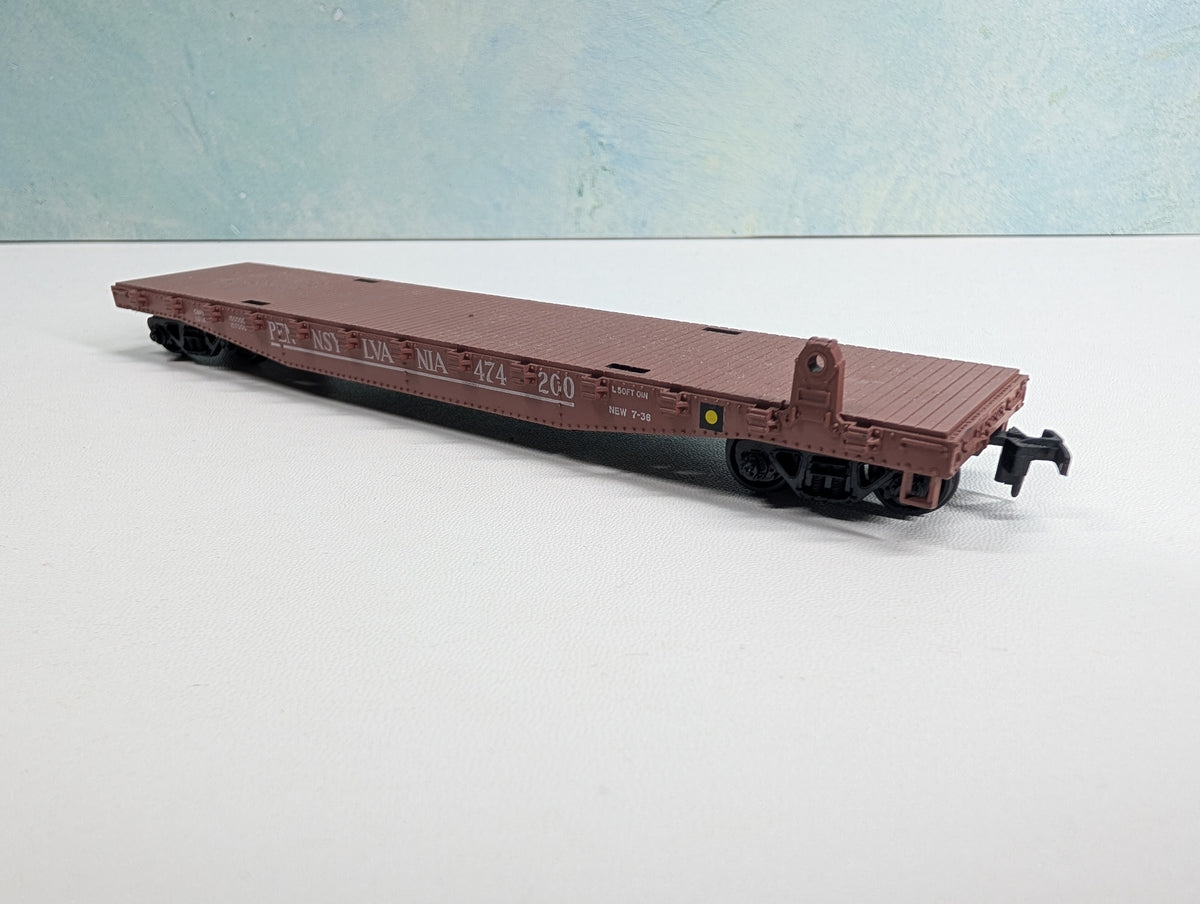 USED Athearn HO Scale 50' Flat Car Pennsylvania PRR #474200