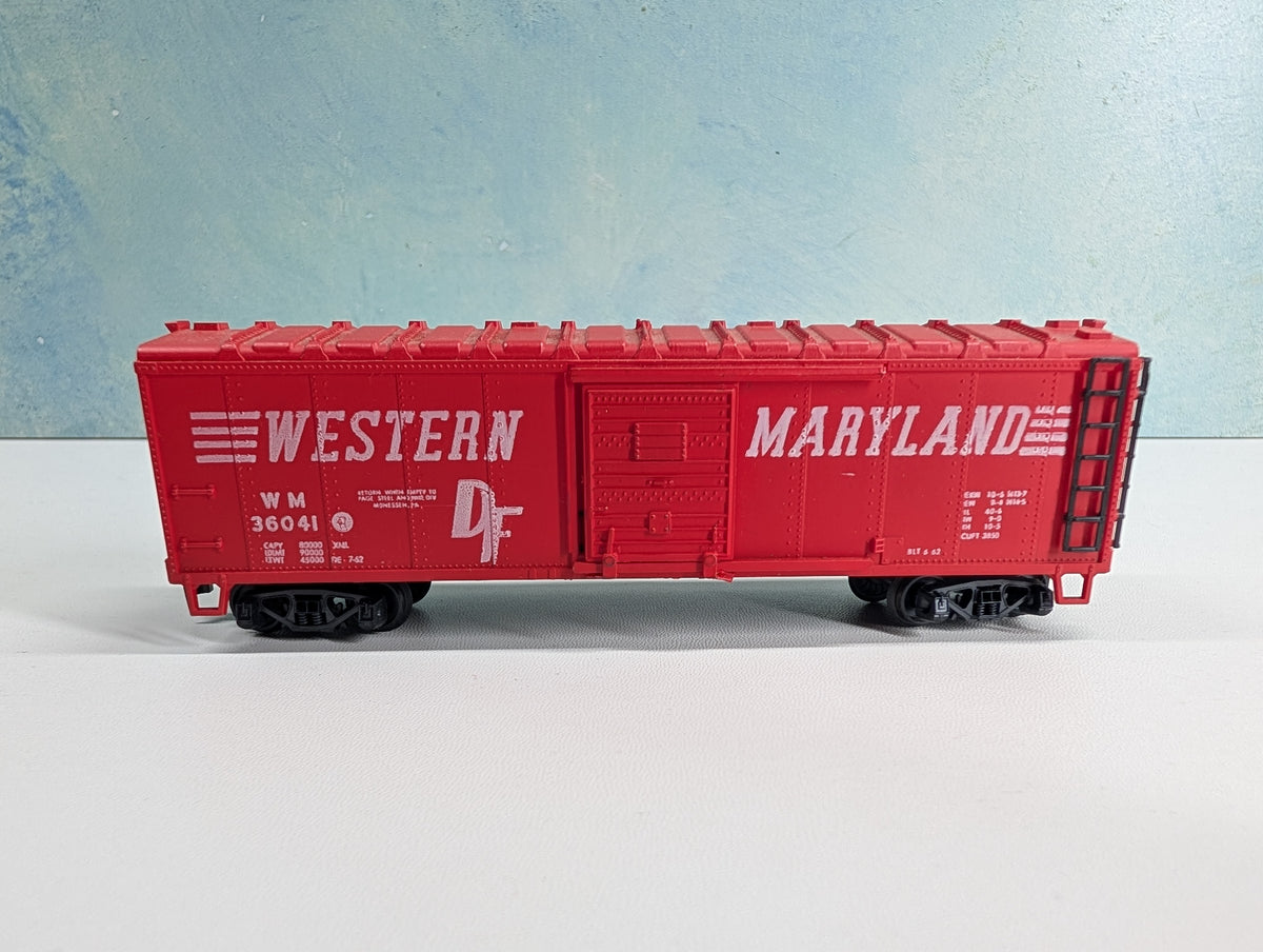 USED HO Scale 40' Box Car Western Maryland WM #36041