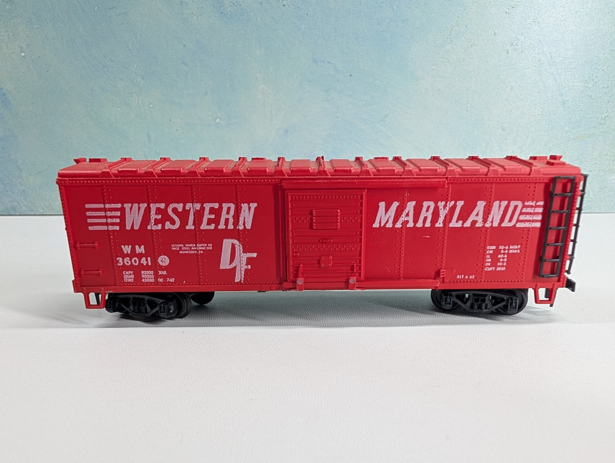 USED HO Scale 40' Box Car Western Maryland WM #36041
