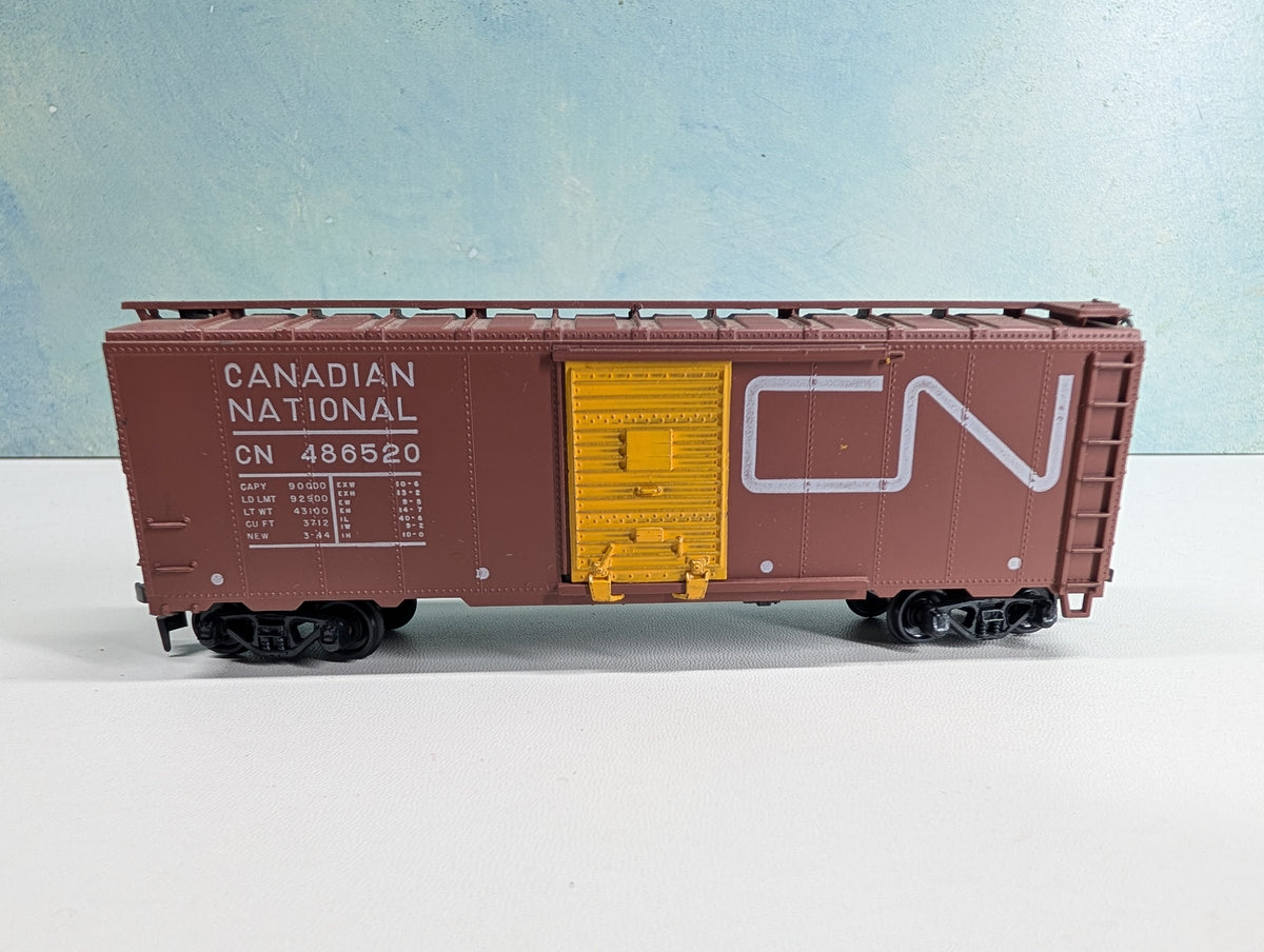 USED Athearn HO Scale 40' Box Car Canadian National CN #486520