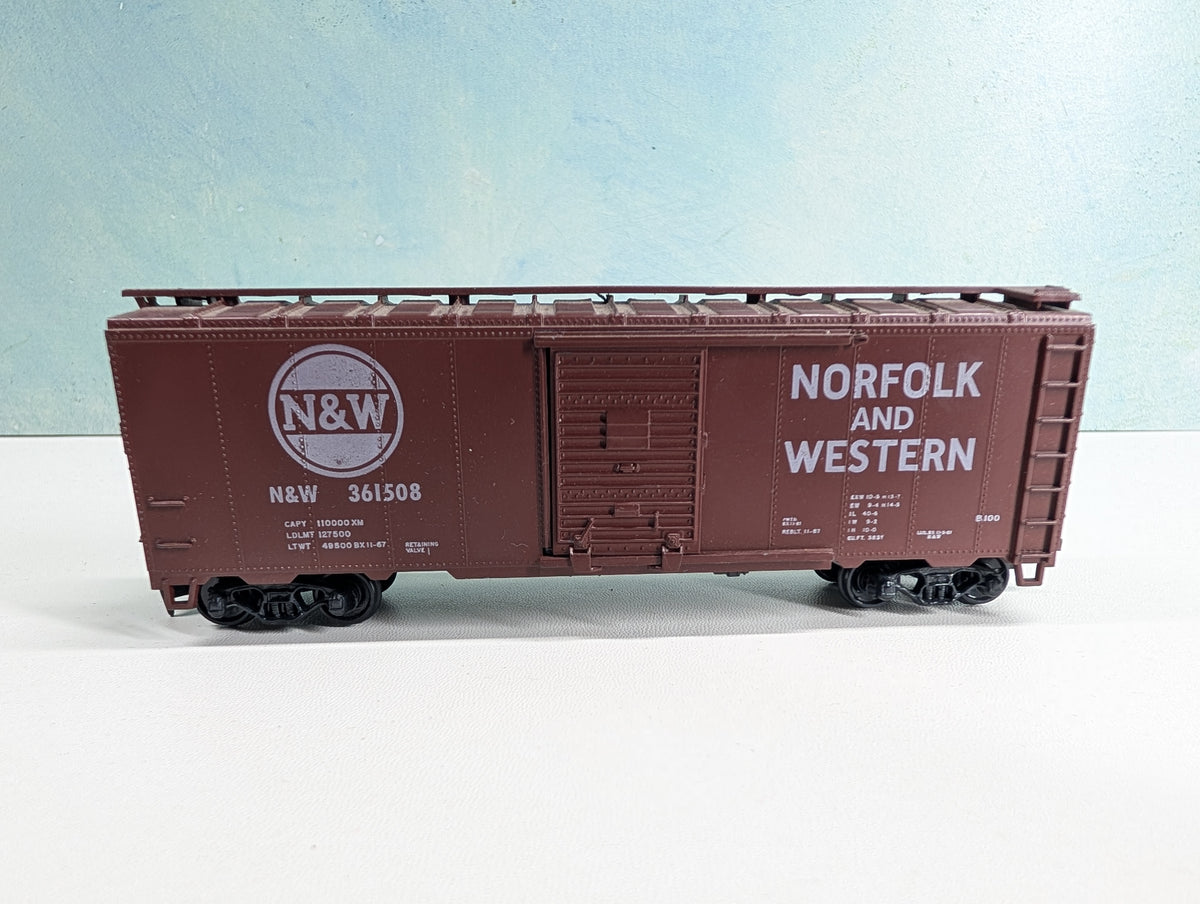 USED Athearn HO Scale 40' Box Car Norfolk & Western NW #361508